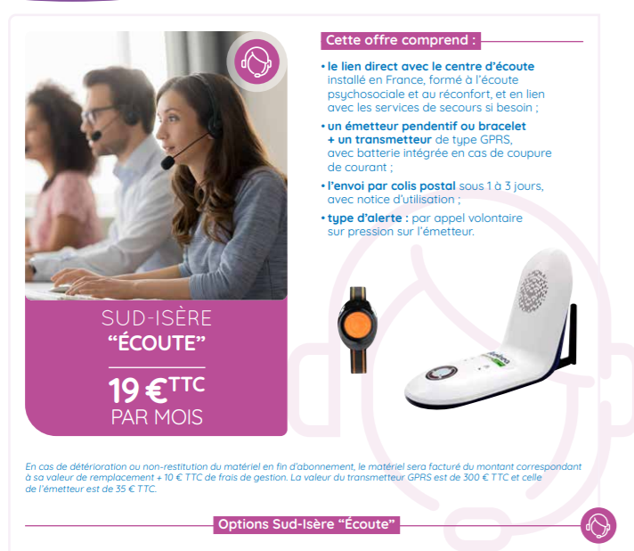 téléassistance écoute